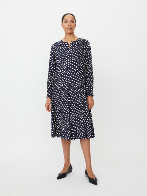 MaNexora Polka Dot Midi Dress