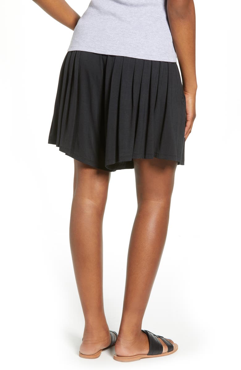 Angel Maternity Over the Belly Maternity Culottes, Alternate, color, 