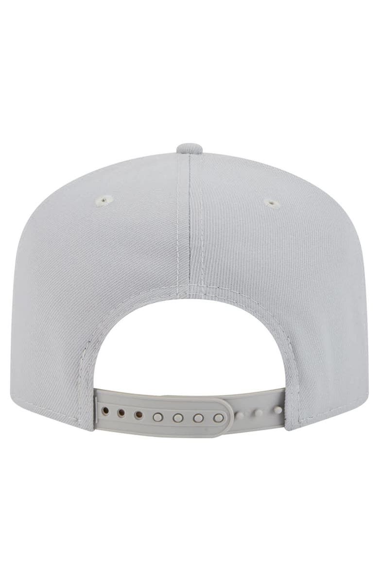 New Era Men's New Era  Gray Boston Celtics Colorpack A-Frame Pinch Front 9FIFTY Snapback Hat, Alternate, color, 