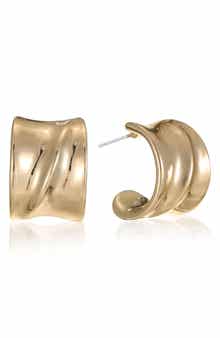 Sculptural Ribbed Earrings