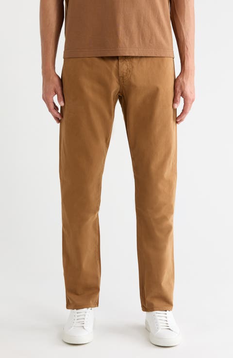 Everett Stretch Sateen Slim Straight Pants