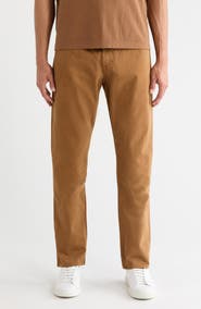 AG Everett Stretch Sateen Slim Straight Pants