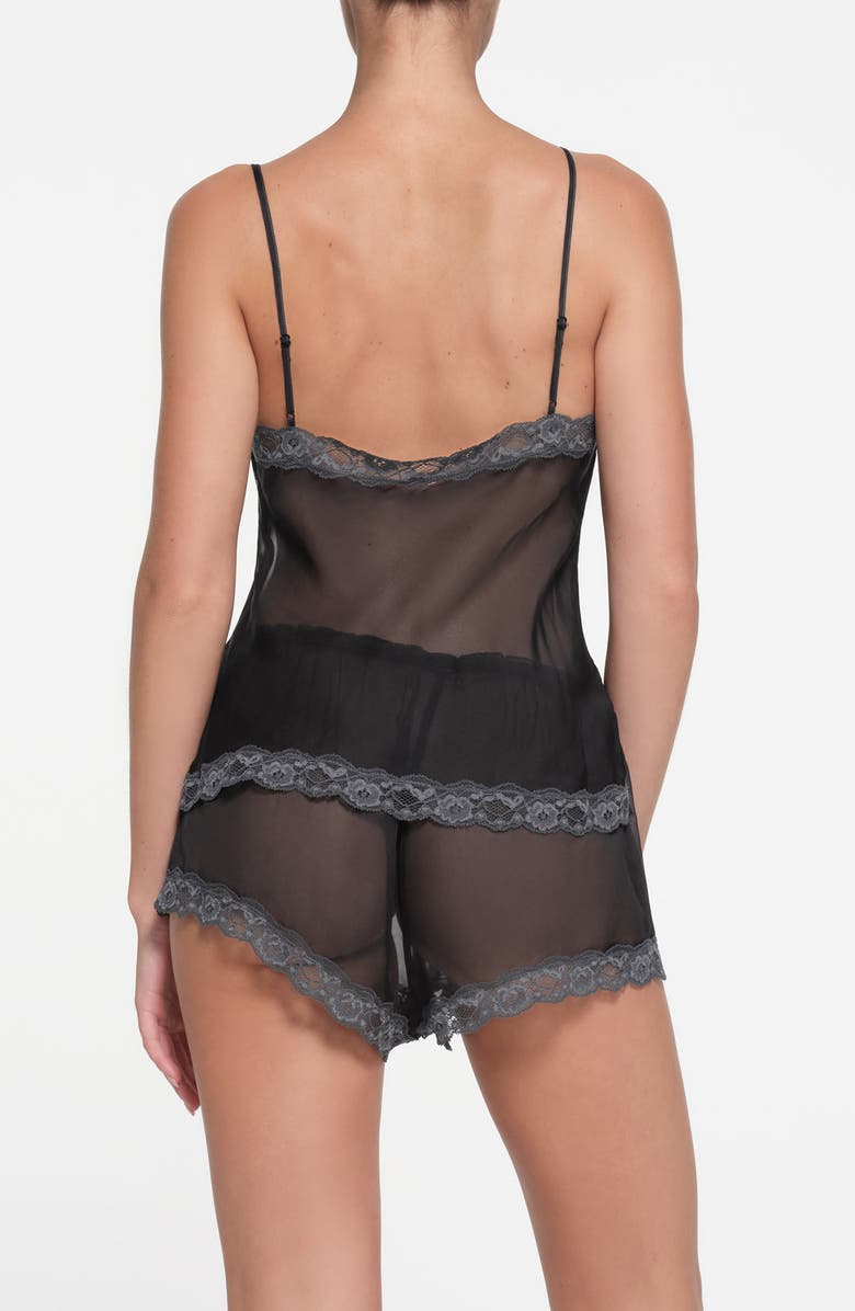 SKIMS Lace Triangle Silk Camisole, Alternate, color, 