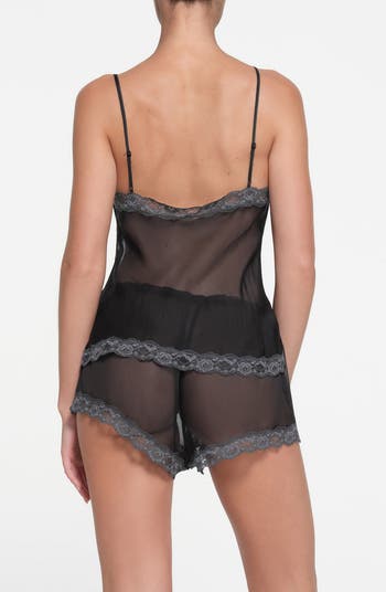 Lace Triangle Silk Camisole