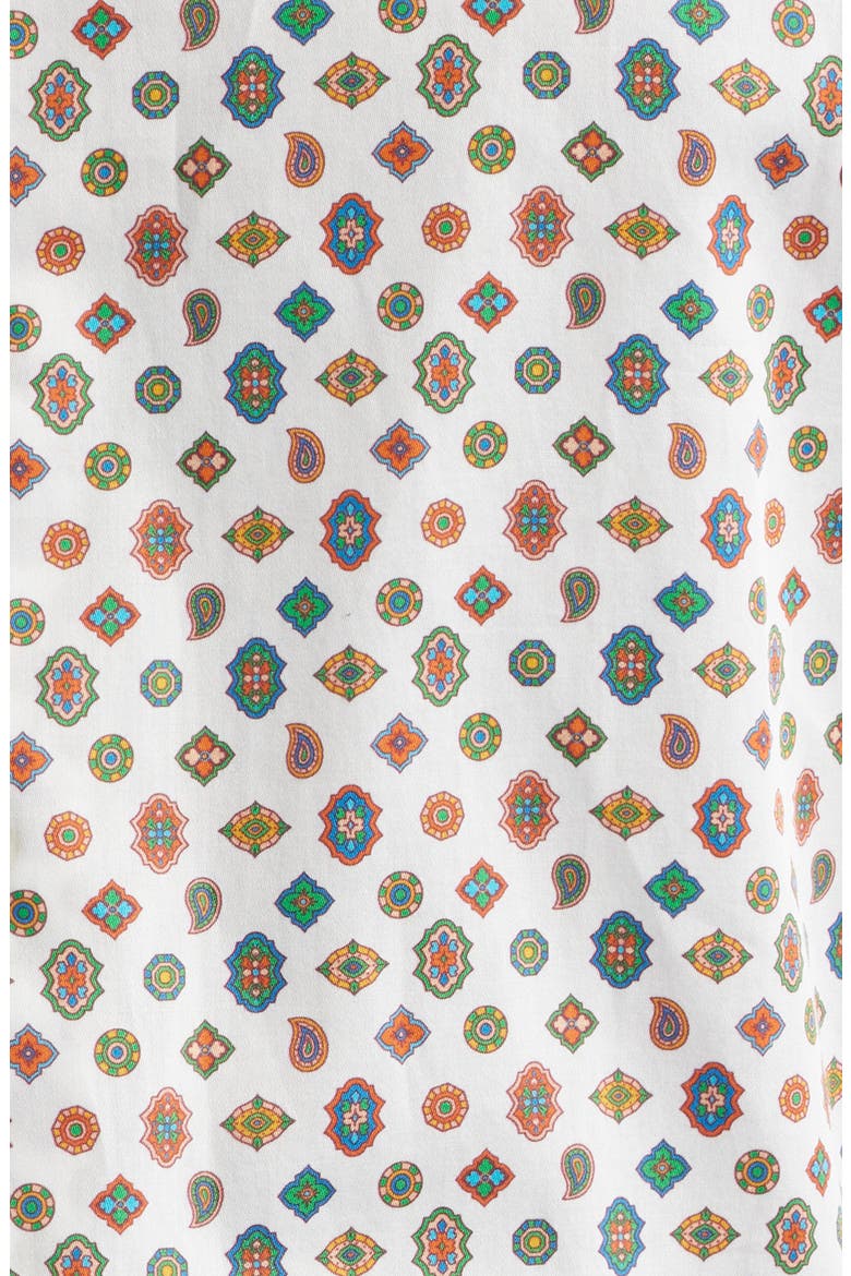 Roma Cotton Muslin Dress Shirt, Alternate, color, STAMPA F.DO BIANCO