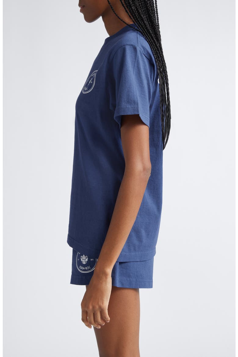 Hotel du Cap Cotton Graphic T-Shirt, Alternate, color, INDIGO