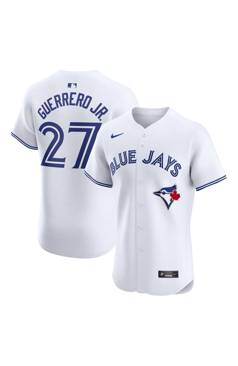 Nike Men's Nike Vladimir Guerrero Jr. White Toronto Blue Jays Home Elite Player Jersey, Main, color,