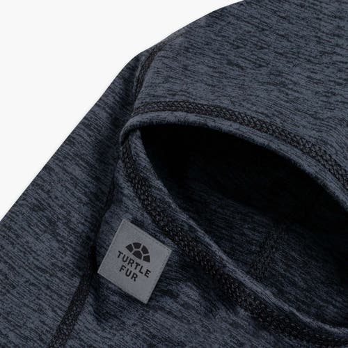 Turtle Fur Comfort Stria Maxclava Balaclava In Black