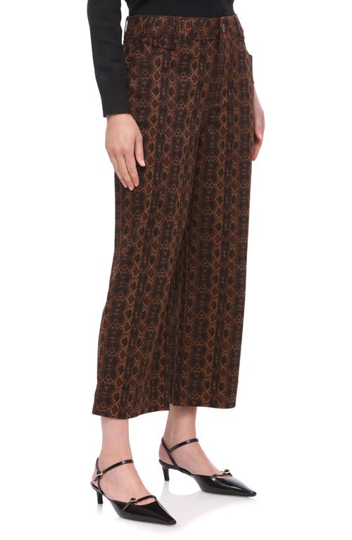 Bagatelle Dolce Vita Crop Wide Leg Pants In Brown