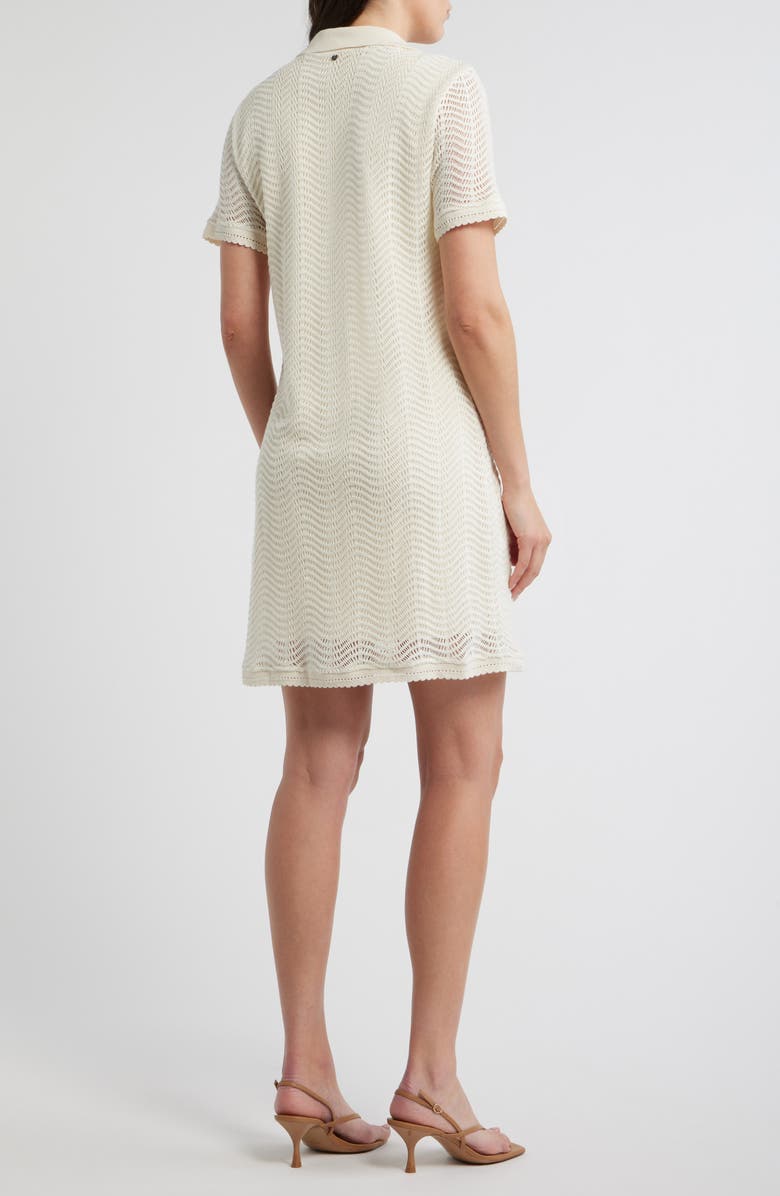 BOSS Orange Polo Dress, Alternate, color, Soft Cream
