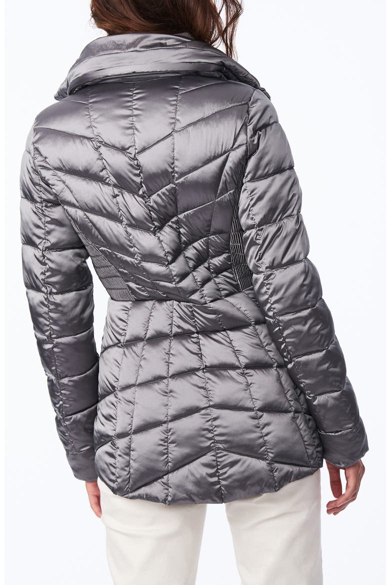 EcoPlume™ Packable Puffer Jacket, Alternate, color, CHARCOAL