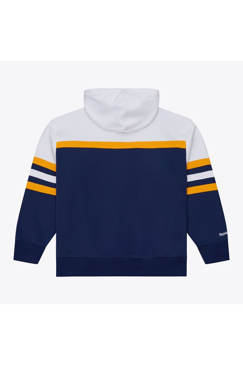 Men's Mitchell & Ness Navy Nashville Predators Head Coach Hoodie, Alternate, color, Navy