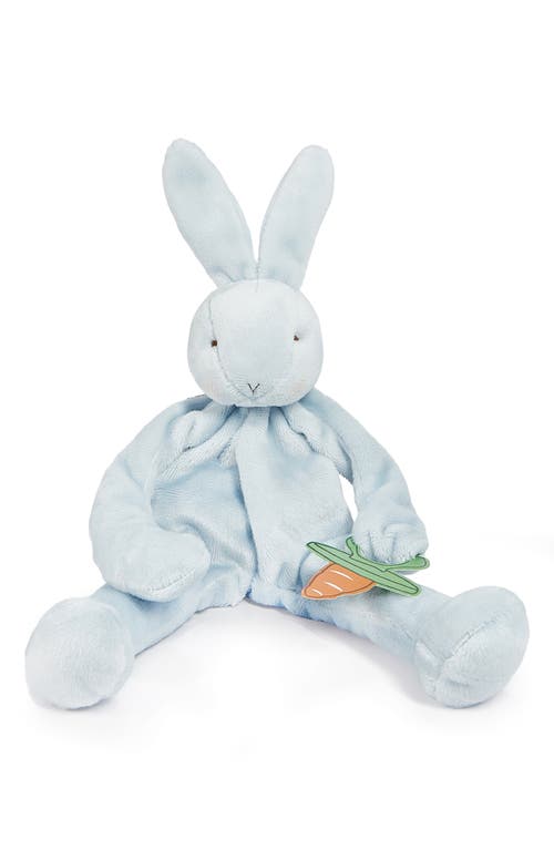Bunnies by the Bay Blanket & Bunny Silly Buddy Pacifier Holder Gift Set in Blue 