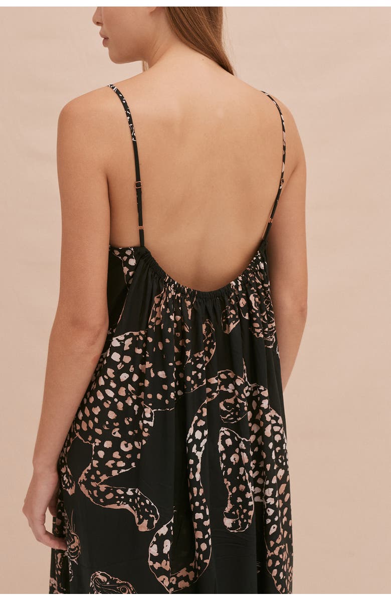 Desmond & Dempsey Square Nightie, Alternate, color, Jag Navy