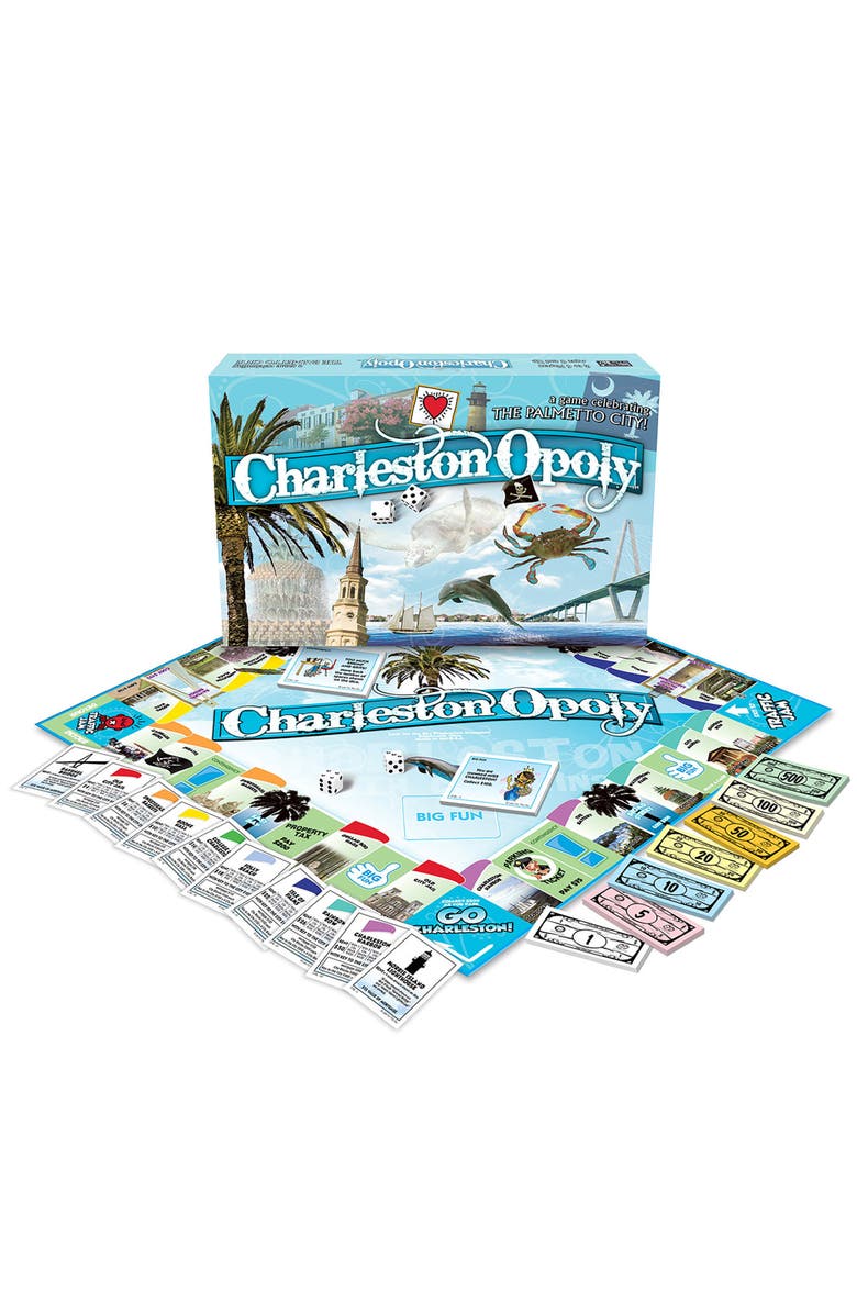 Late for the Sky Charlestonopoly Monopoly Board Game, Alternate, color, Multicolored