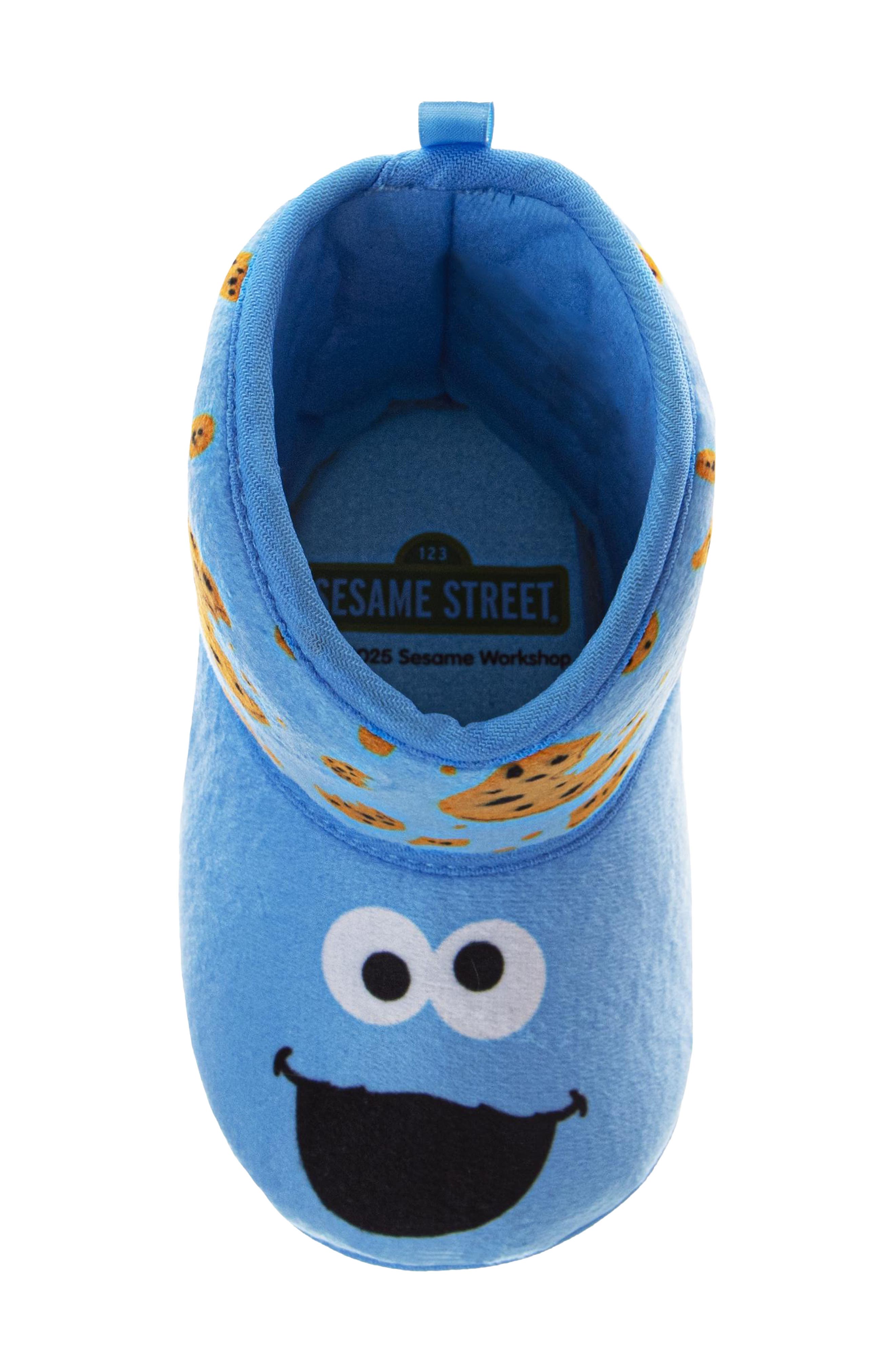 Kids' Sesame Street Cookie Monster Boot, Alternate, color, BLUE