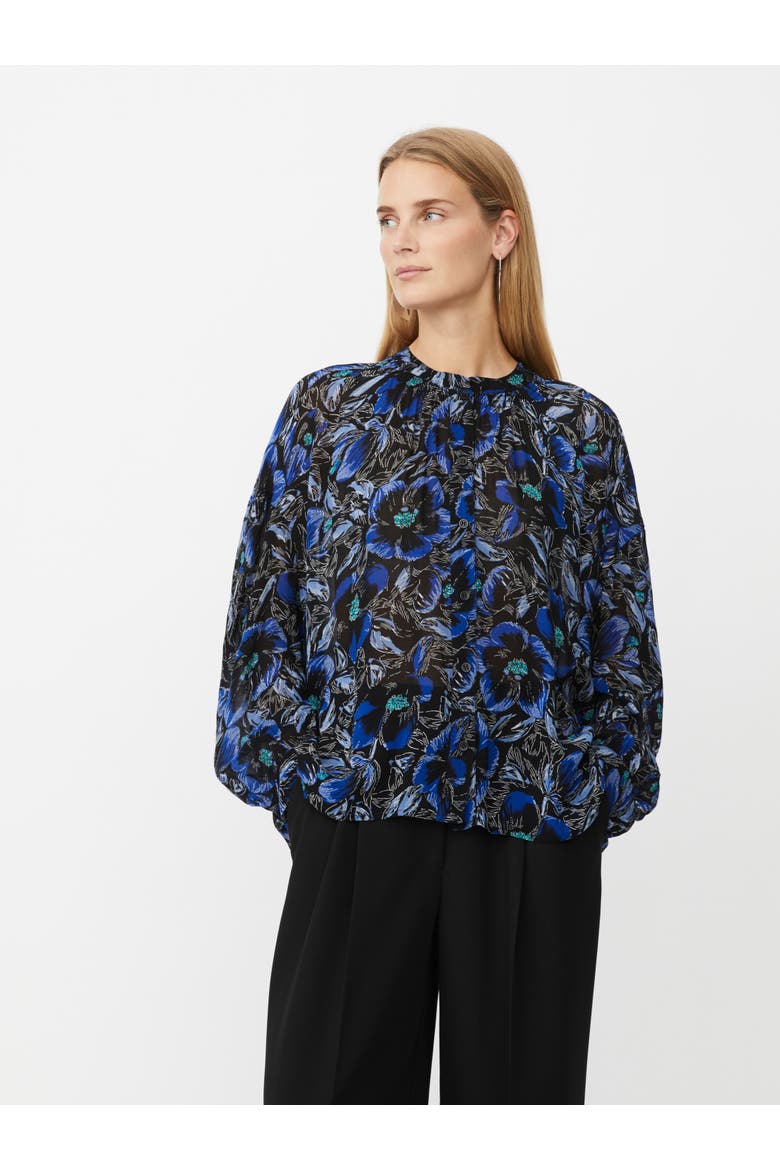 MaIvorama Floral Print Shirt, Main, color, Surf The Web