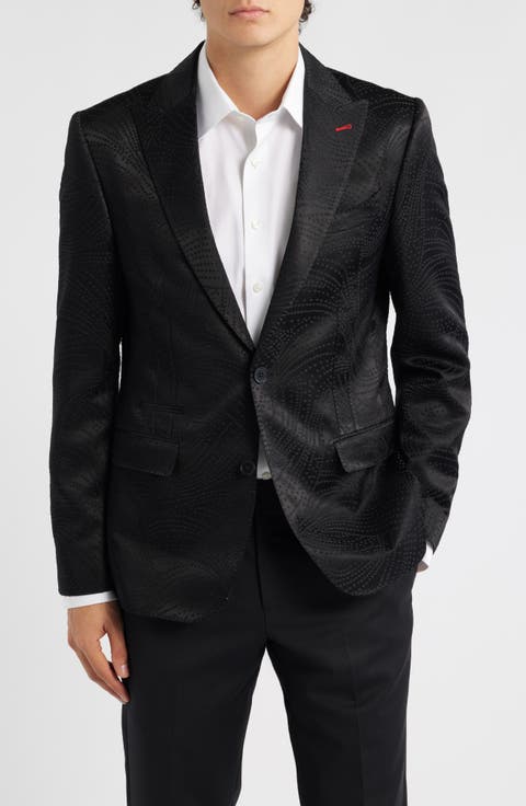 Black Jacquard Blazer