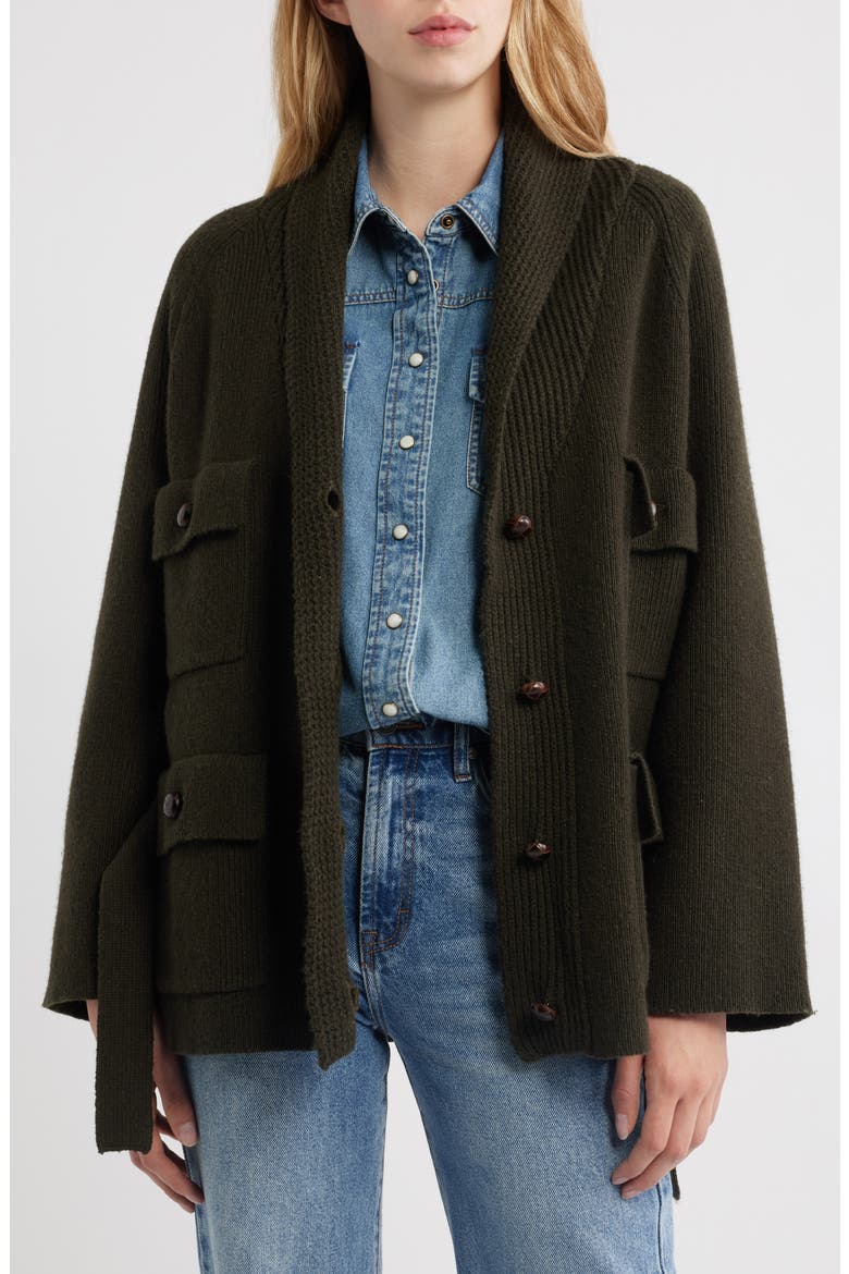 The Commander Riding Cardigan, Alternate, color, ARMY