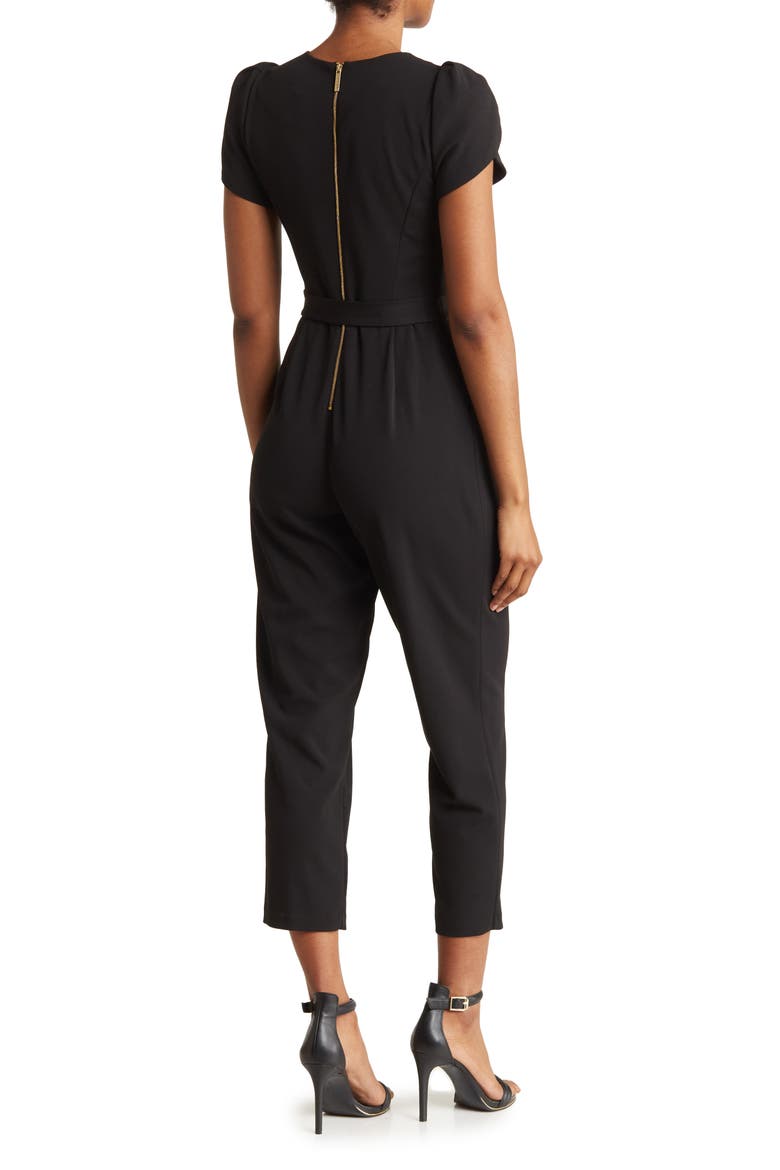 Tulip Sleeve Jumpsuits, Alternate, color, BLACK