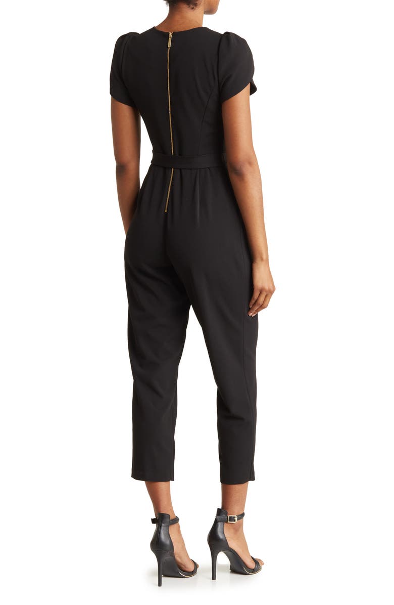 Calvin Klein Tulip Sleeve Jumpsuits, Alternate, color,