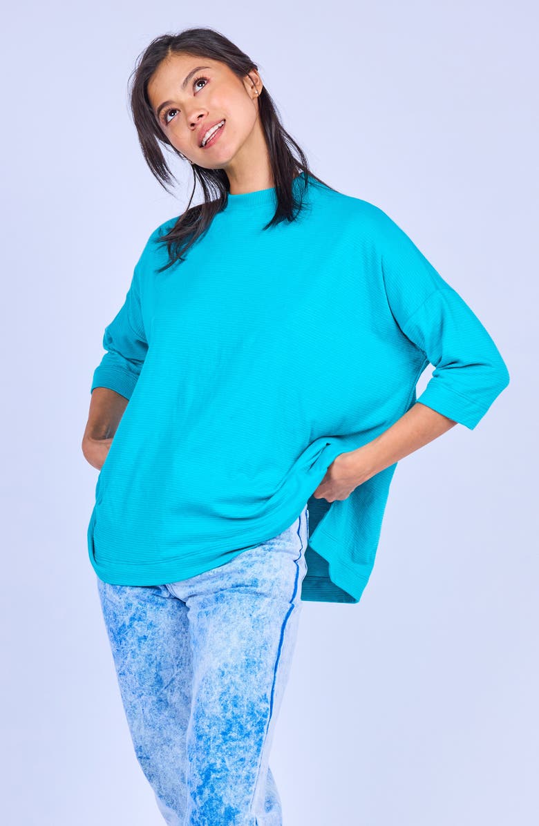MOKUYOBI Dolman Tee, Alternate, color, Gulf