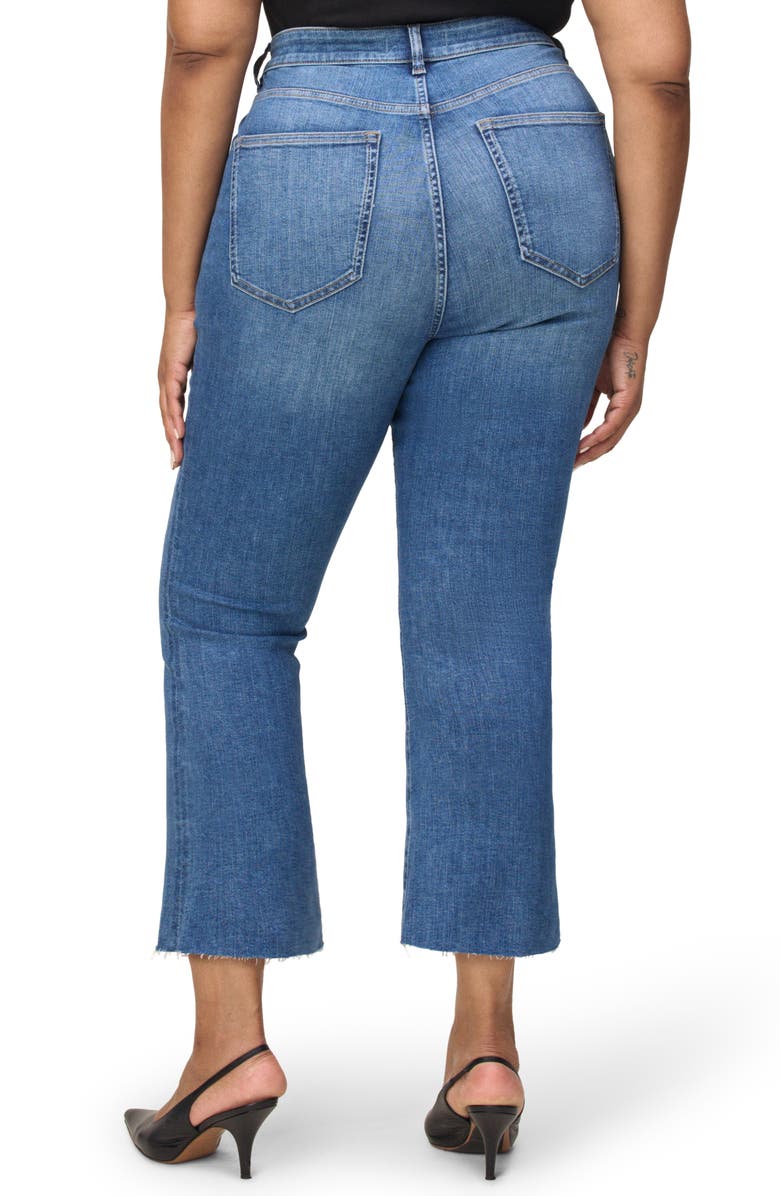 WARP+WEFT PSP Raw Hem High Waist Crop Bootcut Jeans, Alternate, color, Way To Go