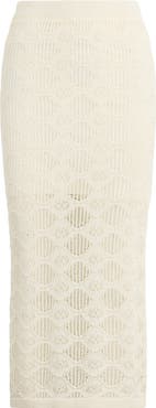 Favorite Daughter The Courtside Pattern Maxi Sweater Skirt