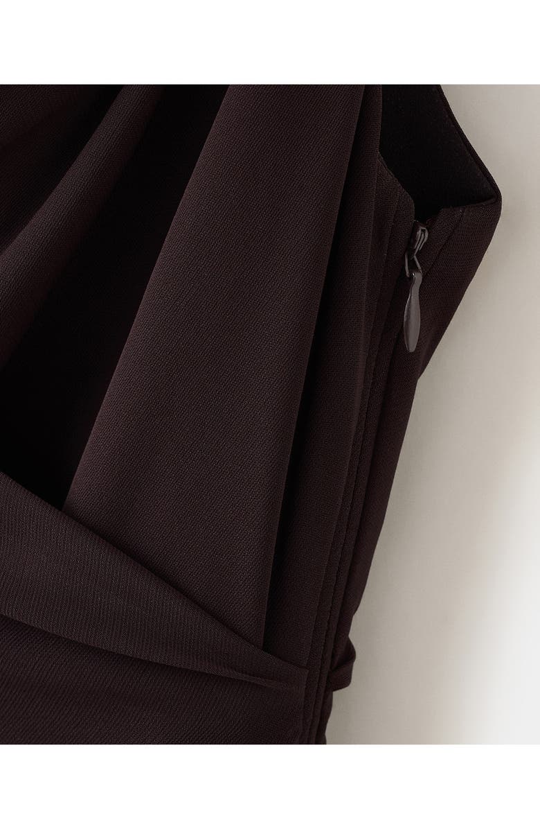 MANGO Ruched Off the Shoulder Dress, Alternate, color, 