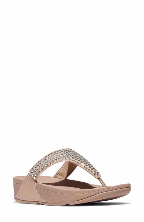 Lulu Maxi Crystal Post Toe Sandal