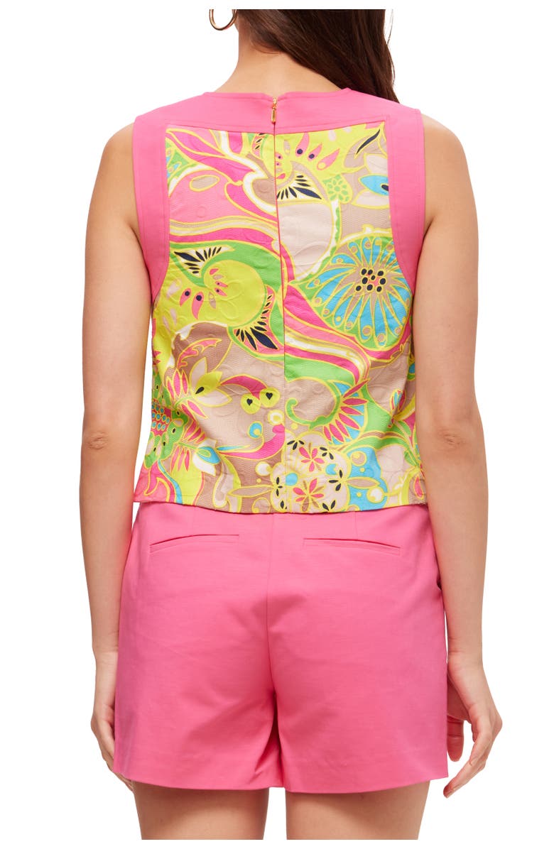 Trina Turk Boxy Cutout Bev Top, Alternate, color, 