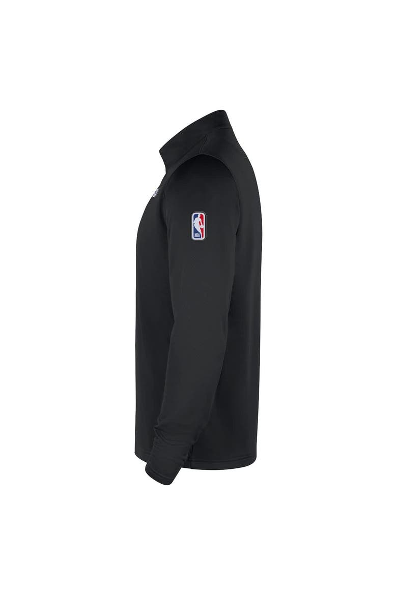 Men's Nike Black Los Angeles Lakers 2025/26 Authentic Coaches Quarter-Zip Dri-Fit Top, Alternate, color, Black