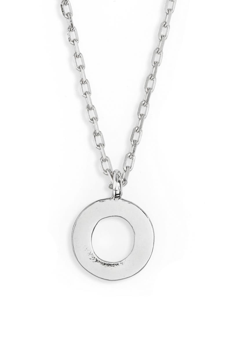Bing Bang Minimal Initial Pendant Necklace, Main, color, 