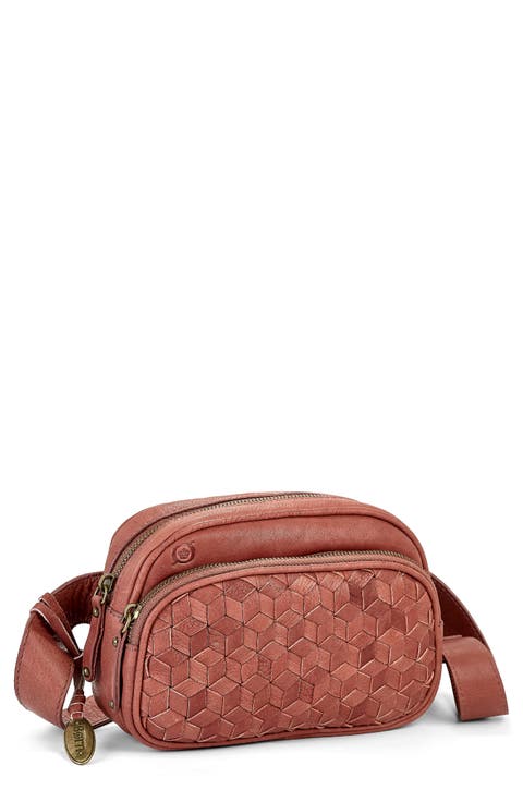 Millport Woven Leather Belt Bag