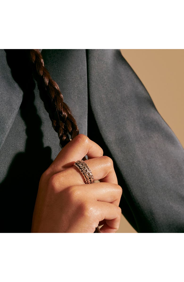 John Hardy Kami Classic Chain Ring, Alternate, color, Silver