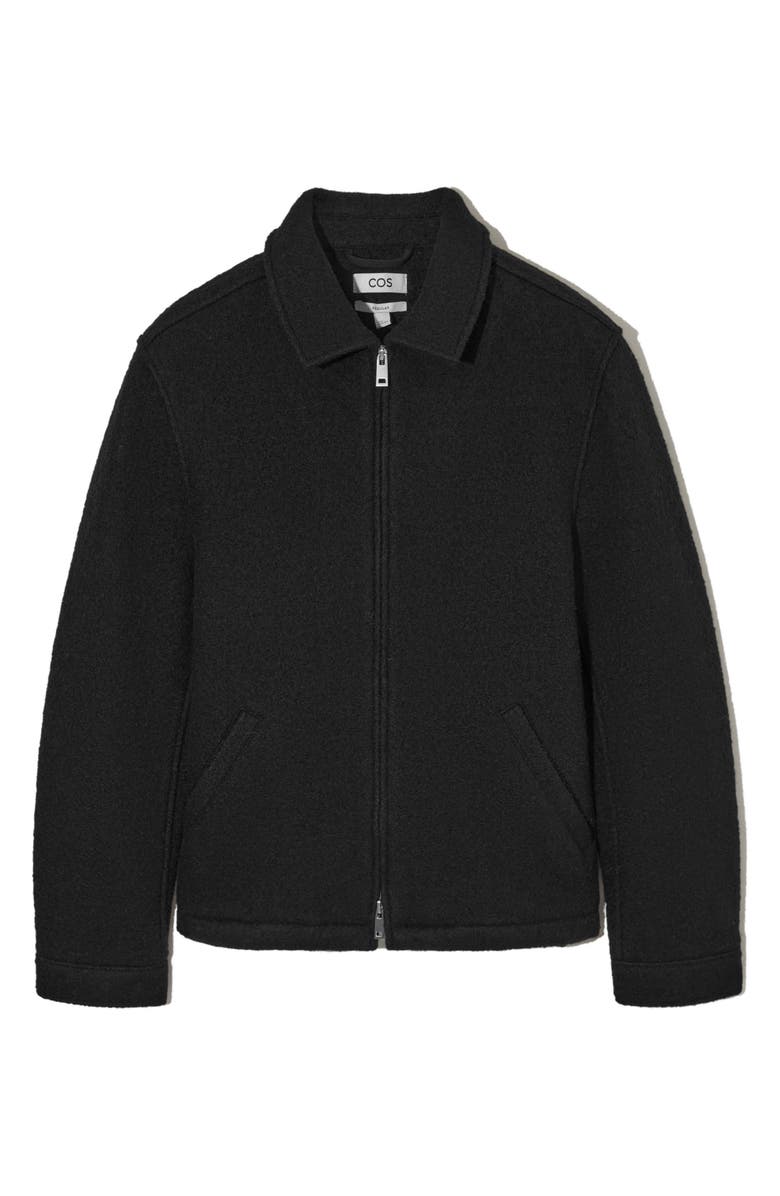 COS Zip Wool Jacket, Alternate, color,