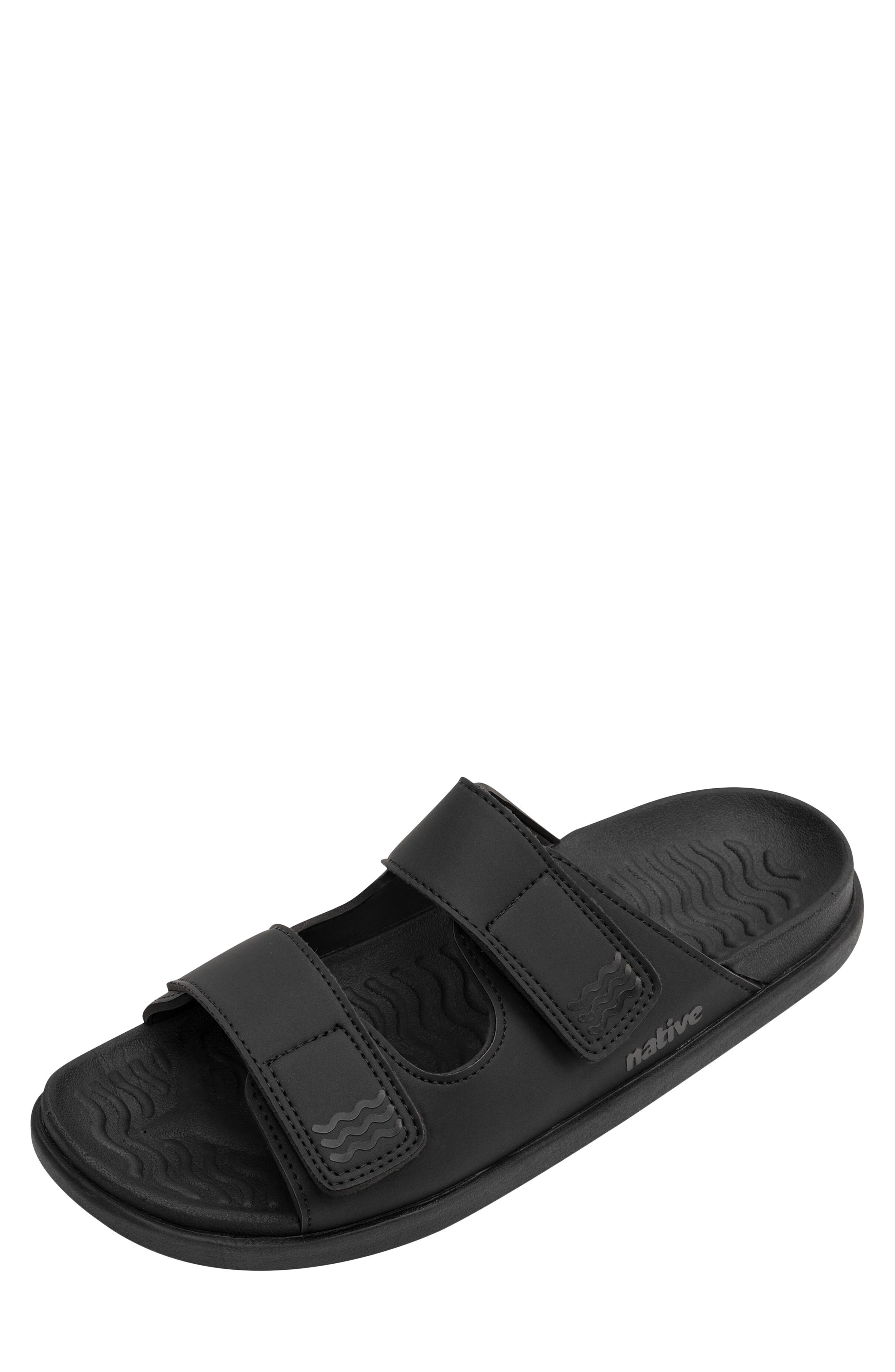 Native Shoes Frankie Sugarlite Sandal, Main, color, Black/ Black