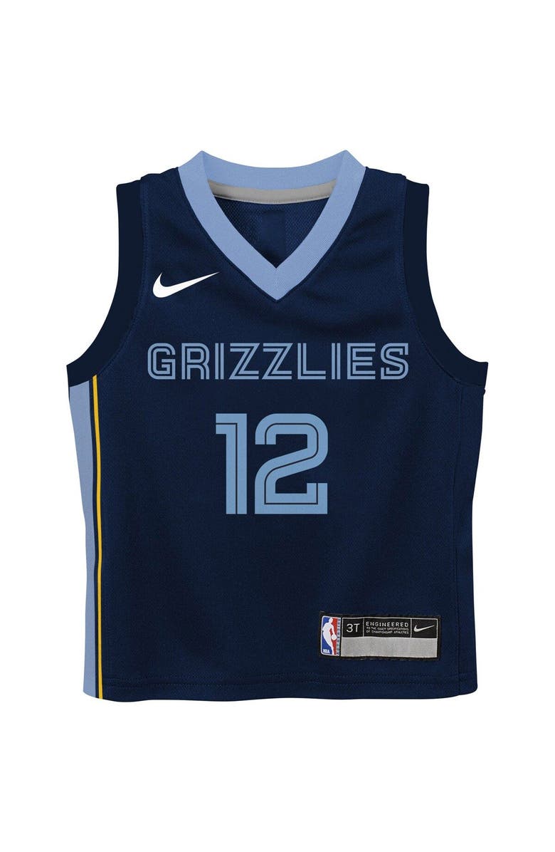 Nike Infant Nike Ja Morant Navy Memphis Grizzlies Swingman Player Jersey - Icon Edition, Alternate, color, 