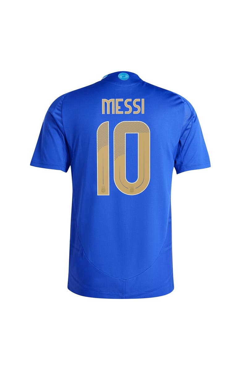 adidas Men's adidas Lionel Messi Blue Argentina National Team 2024 Away Authentic Player Jersey, Alternate, color, Blue
