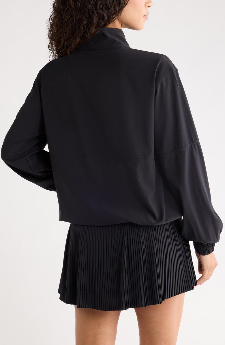 Zella Club Half Zip Pullover, Alternate, color, Black