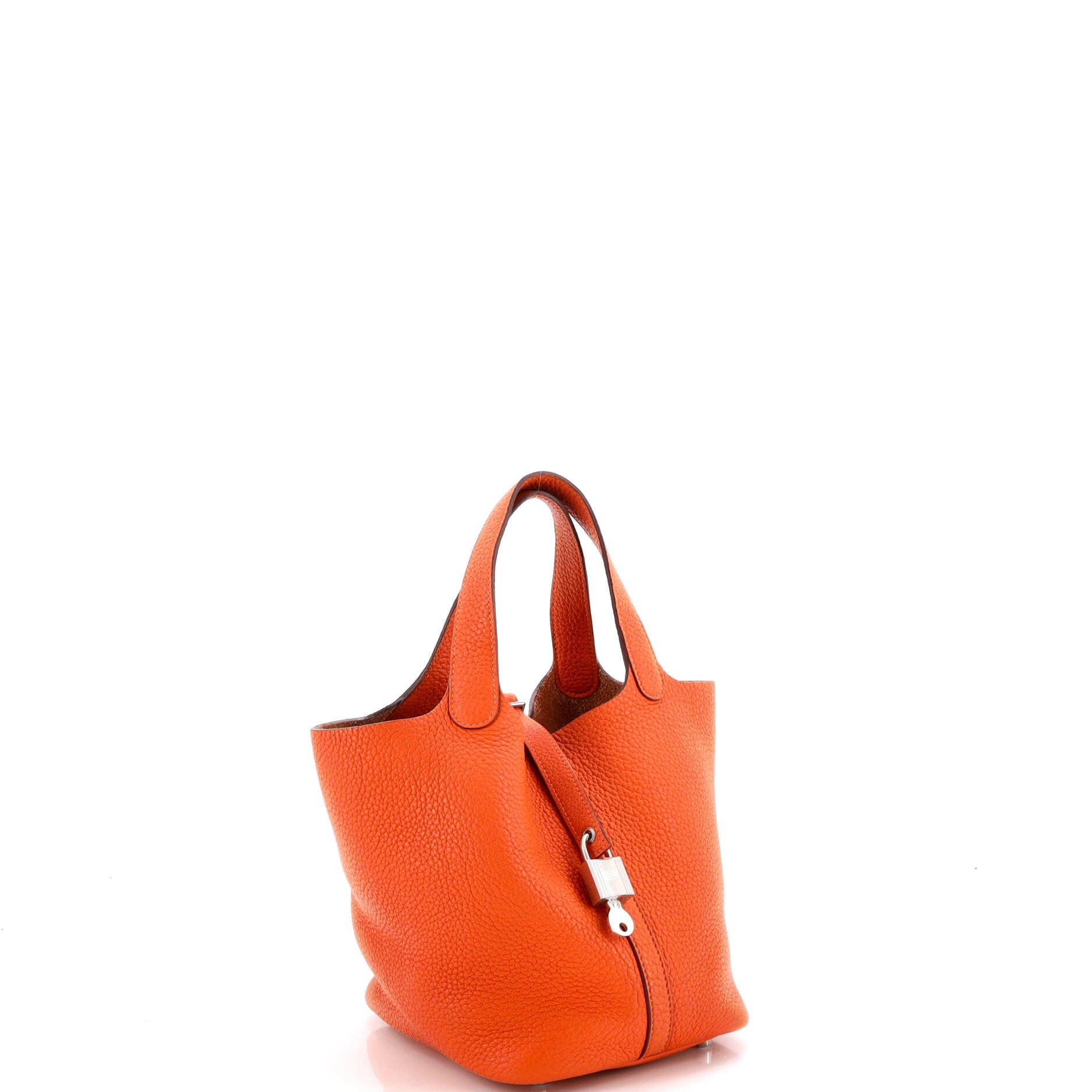 Picotin Lock Bag Clemence PM, Alternate, color, Orange