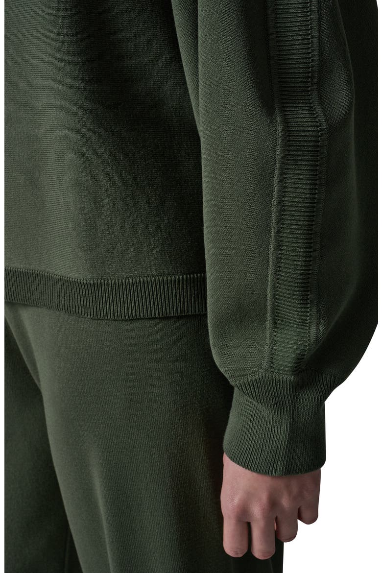 Dolman Sleeve Milano Knit Sweater, Alternate, color, VERDE