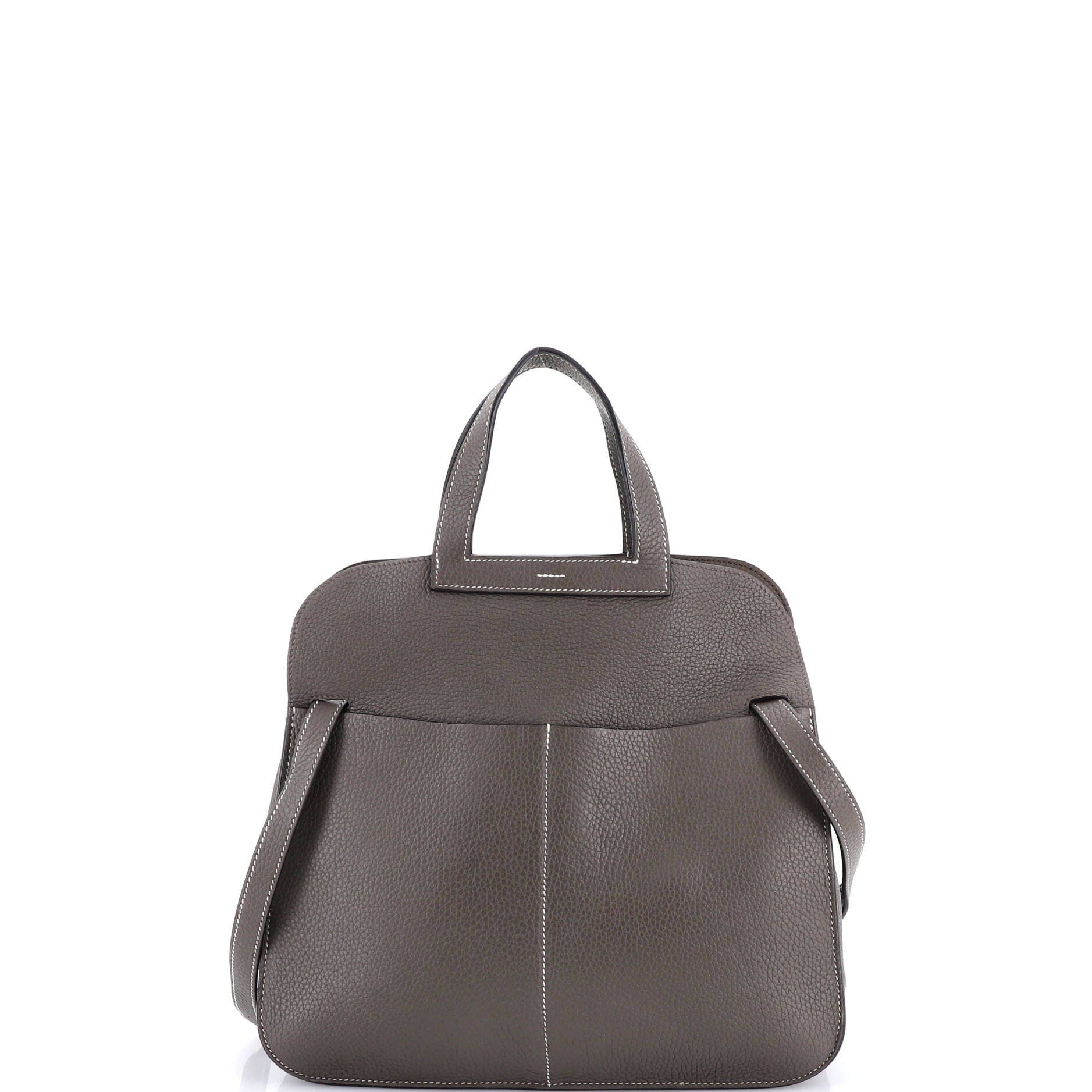 Pre-Owned Hermes Halzan Bag Clemence 31, Alternate, color, Etoupe