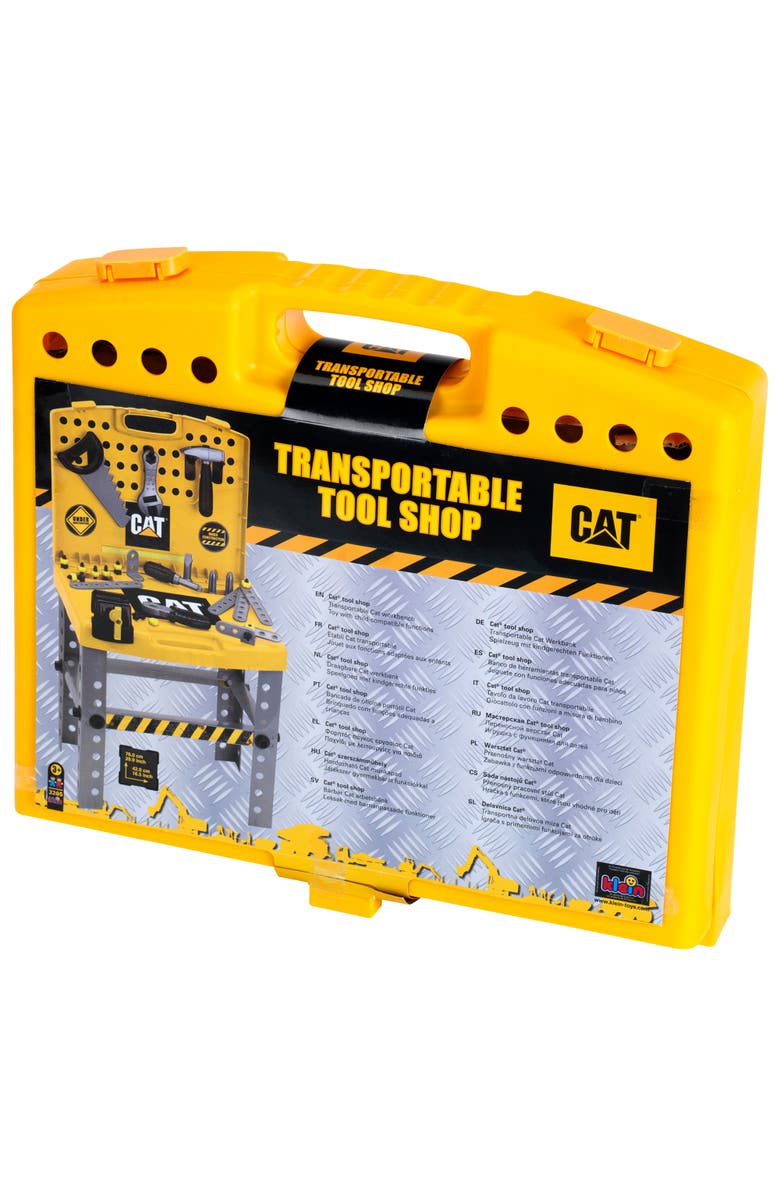 CAT Foldable Workbench Transportable Tool Shop, Kids Play Set 3+, Alternate, color, Multicolored