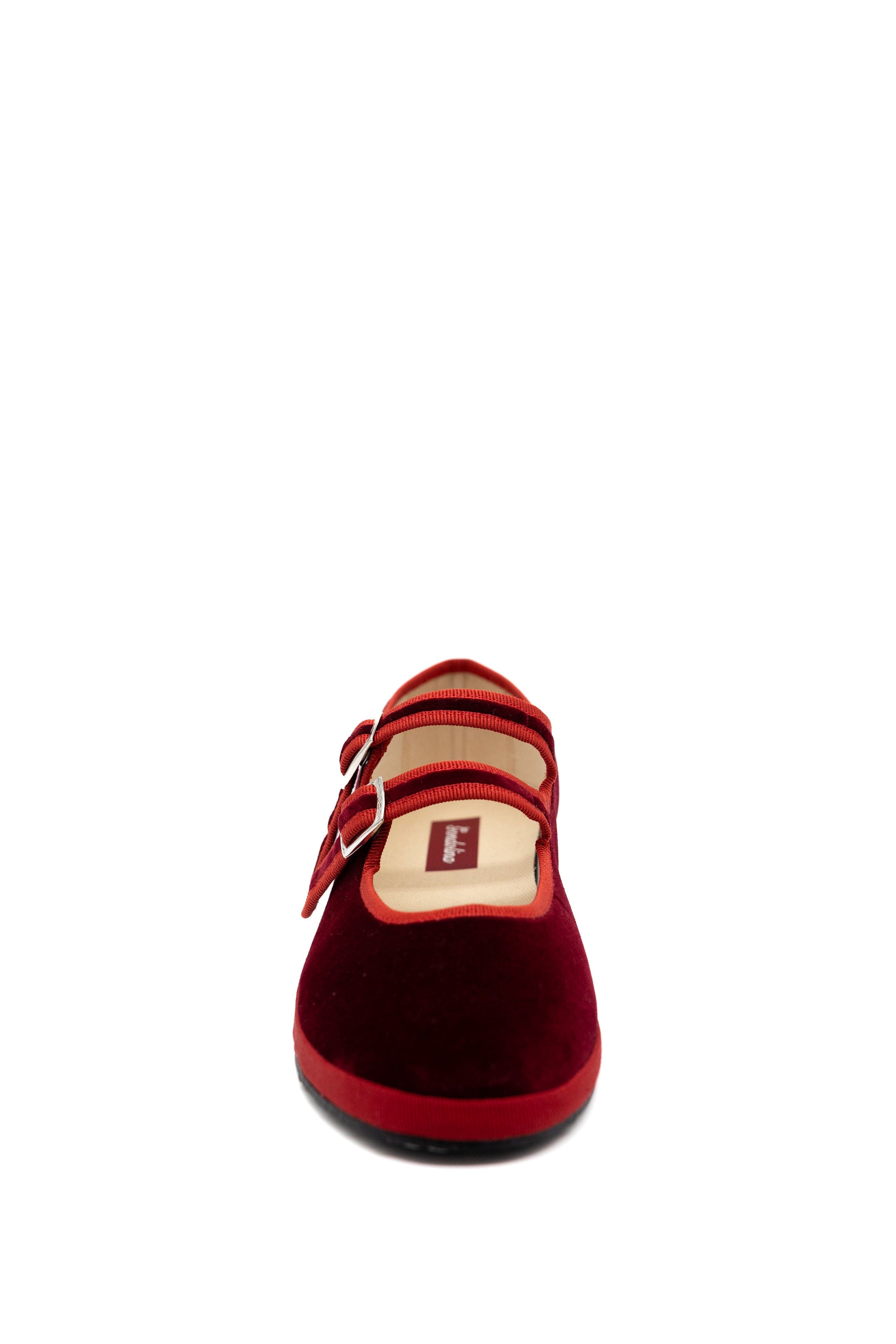 Mary Jane Double Strap Ballet Flats, Alternate, color, Accademia Deep Red
