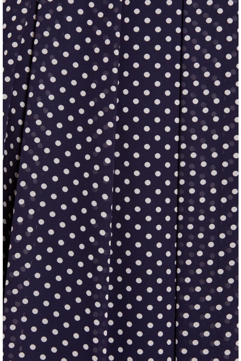 Dot Box Pleat Skirt, Alternate, color, ECLIPSE/ ANNE WHITE