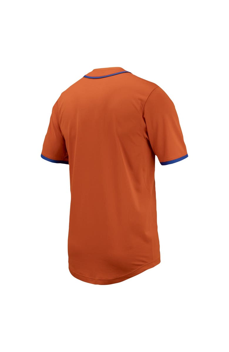 Nike Men's Nike Orange Florida Gators Replica Full-Button Baseball Jersey, Alternate, color, 
