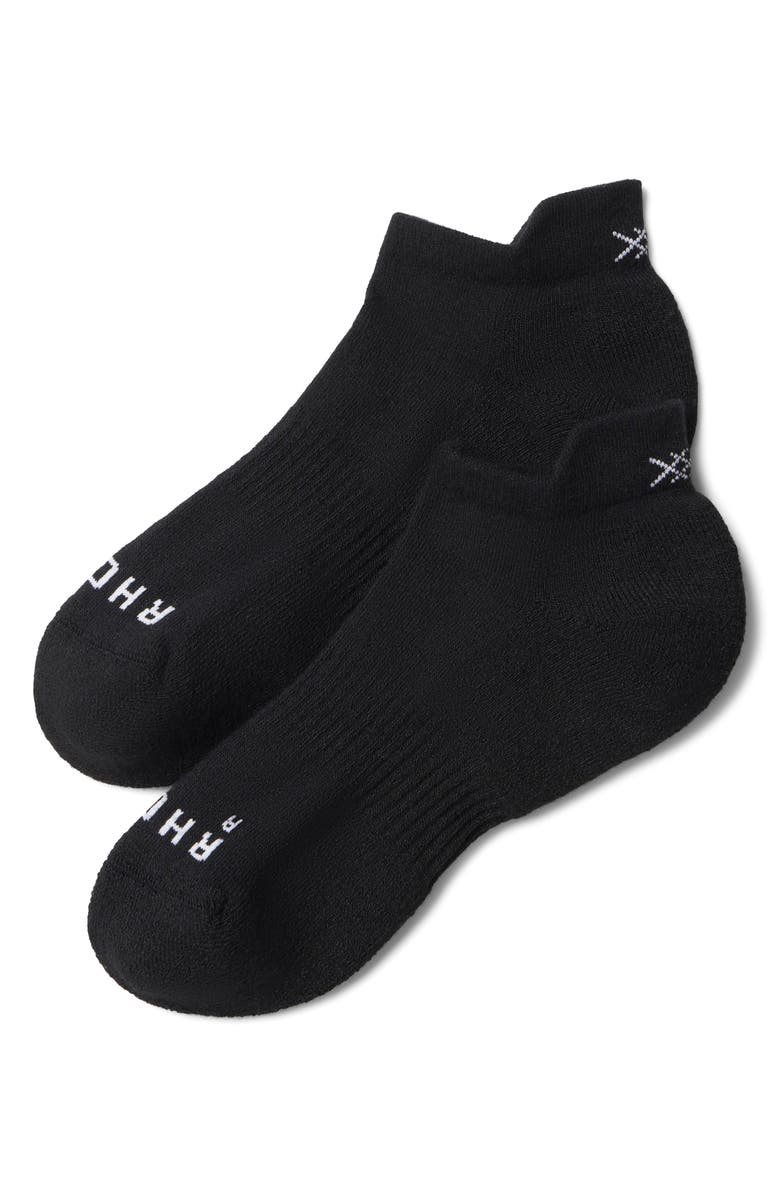 Rhone C.O.R. Ankle Socks, Main, color, Black