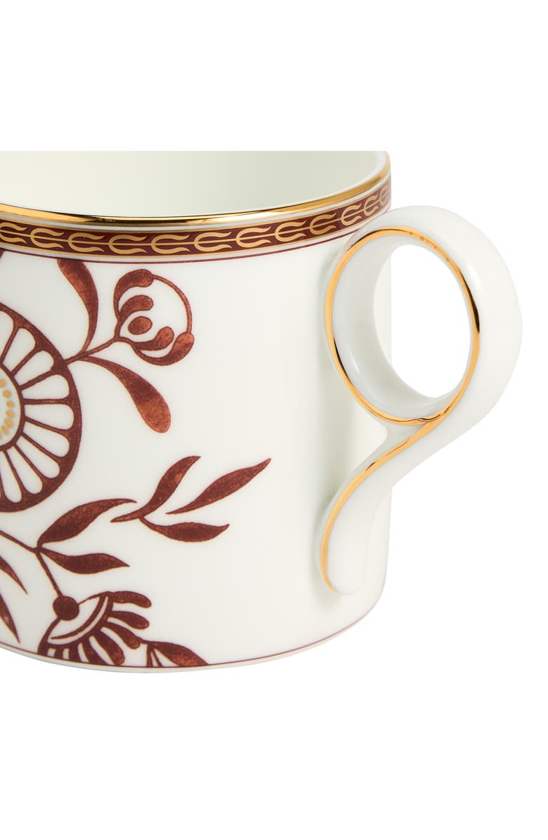 Wedgwood Red Splendor 22K Gold Accent Bone China Mug, Alternate, color, Multi