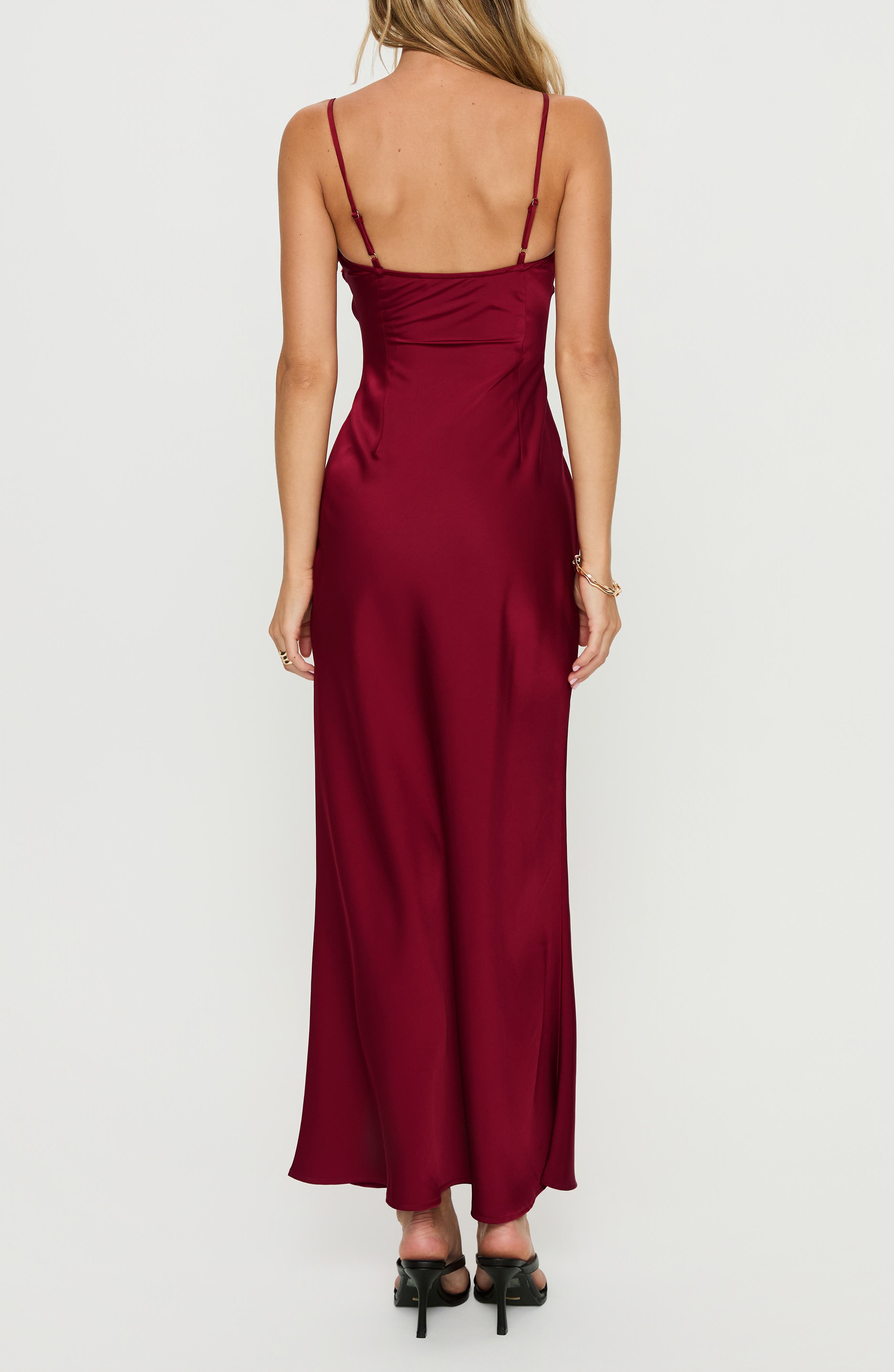 Engracia Sequin Satin Gown - image 2